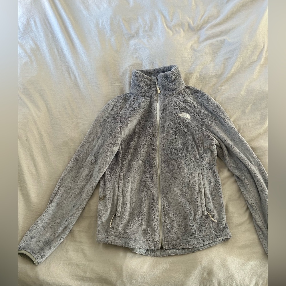 The North Face Soft Gray Fleece Jacket
